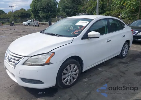 2015 Nissan Sentra S из США, поврежденный, VIN 3N1AB7AP3FY338772